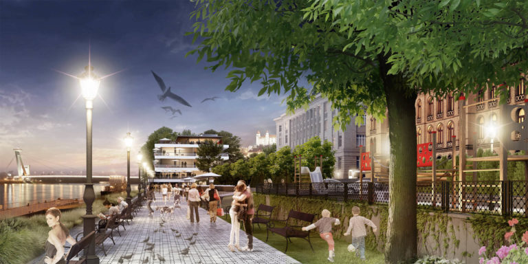 Prístav a Promenáda Bratislava – DF CREATIVE GROUP – Architekti Zuzana Zacharová a Martin Paško